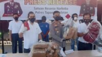 Polres Tapsel Gagalkan Peredaran 15 Kilogram Ganja