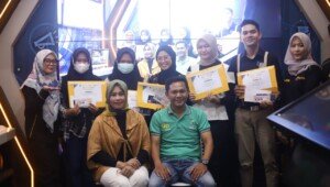 DinKominfo Muba Berbagi Berkah dengan Pengunjung Stand Muba Expo