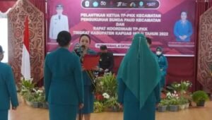 Ketua TP PKK Kapuas Hulu Lantik Pengurus Kecamatan