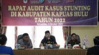 Wabup Kapuas Hulu Hadiri Rapat Audit Kasus Stunting
