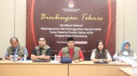 KPU Palembang Lakukan Verifikasi Faktual Kepengurusan 9 Partai Calon Peserta Pemilu 2024