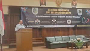 Buka Seminar Interaktif PWI Tulungagung 2022, Ini Harapan Bupati