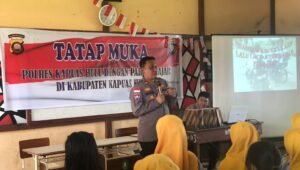 Polres Kapuas Hulu Gelar Tapka di SMA Negeri 2 Putussibau, Ini Kata Kasat Binmas