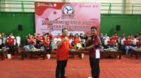 Buka Turnamen Bola Voli Naker Cup 2022, Ini Harapan Bupati Tulungagung