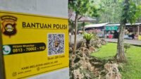 Wujudkan Pelayanan Prima, Polres OKU Galakkan Pemasangan Stiker Bantuan Polisi