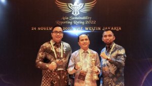 PTBA Raih Penghargaan Asia Sustainability Reporting Rating 2022