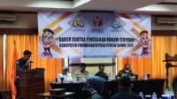 Tiga Lembaga Hukum di Purwakarta Bahas Penanganan Pidana Pemilu