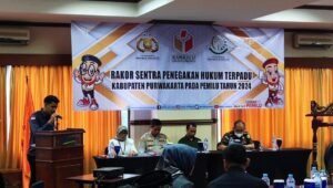 Tiga Lembaga Hukum di Purwakarta Bahas Penanganan Pidana Pemilu