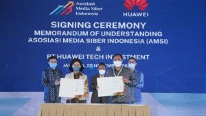 Tandatangani Nota Kesepahaman, Huawei dan AMSI Jalin Sinergi Tingkatkan Kecakapan Digital Media Siber di Indonesia
