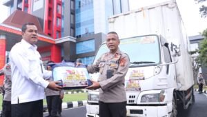Polda Sumsel Salurkan Bantuan Korban Gempa Bumi Cianjur