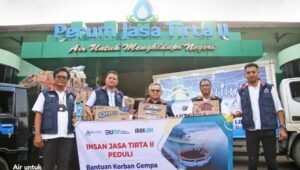 Respon Tanggap Darurat, Jasa Tirta II Bantu Korban Bencana Gempa Bumi Cianjur 