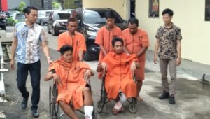 Empat Pelaku dan Satu Penadah Pencurian Sapi Dibekuk oleh Jatanras Polda Sumsel