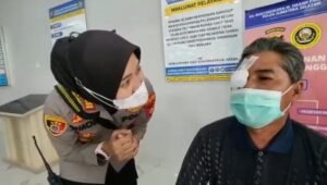 Polrestabes Palembang Melalui Polsek Kemuning Lakukan Baksos di RS Bhayangkara