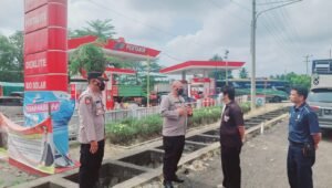 Kapolres Prabumulih Tinjau SPBU, Tekankan Tidak Ada Indikasi Pembelian berulang dan Penimbunan BBM