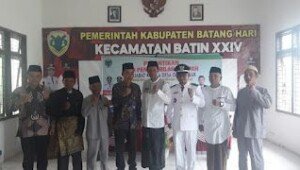 Sekda Azan Lantik PJ Kades Olak Besar Mewakili Bupati MFA