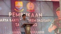Pembukaan Jalan Karya Bakti TNI Dihadiri Bupati MFA Bersama Gubernur Jambi