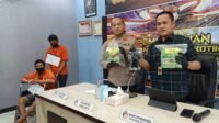 Tabrak Sepeda Motor Petugas, Dua Kaki Tangan Bandar Sabu Lintas Negara Diciduk