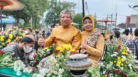 Bupati Maryoto Kenakan Busana Adat Jawa Warna Kuning Emas di Hari Kabupaten Tulungagung, Begini Maknanya