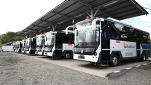 PTBA Mulai Operasikan 15 Unit Bus Listrik untuk Kendaraan Tambang