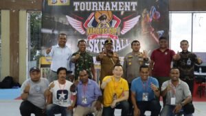 Bupati Fakfak Buka Tournament Basket Ball Kapolres Cup I