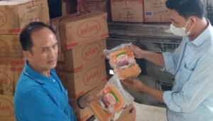 Satgas Pangan Polda Sumsel Datangi Distributor Frozen Food