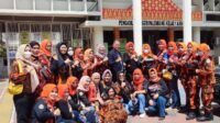 Puluhan Srikandi PP Datangi Pengadilan Negeri Palembang