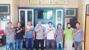 Kapolres AKBP Witdiardi Terima Audiensi SMSI Prabumulih