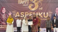 Dapat Penghargaan Tokoh Inspiratif dari Aspenku, Sultan Iskandar Mahmud Badaruddin Sampaikan Ini