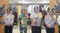 Pastikan Aman, Kapolres Kapuas Hulu dan Dandim 1206/Psb Tinjau Malam Perayaan Natal di Putussibau