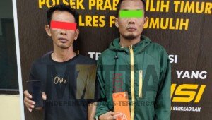 Jambret HP Pelajar, 2 Pelaku Warga Muara Enim Digulung Tim Opsal Polsek Prabumulih Timur