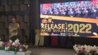 Polda Sumsel Gelar Rilis Sepanjang Tahun 2022