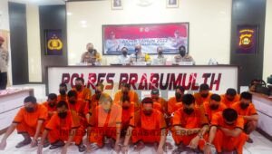 Polres Prabumulih Gelar Ungkap Kasus Sepanjang Tahun 2022