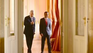 Presiden Jokowi Bertemu Raja Philippe Leopold Louis Marie di Istana Laeken