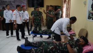 Hari Juang TNI AD Ke-77, Kodim 1206/PSB & Yonif RK 644/Wls Gelar Donor Darah