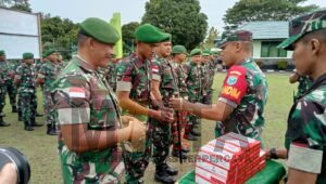 Wujud Perhatian KASAD, Dandim 1206/Psb Distribusikan Vitamin HB Vit 500 Kepada Babinsa di Kapuas Hulu