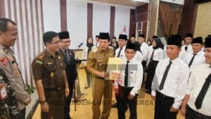 111 Anggota PPS Dilantik, Ini Pesan Ketua KPU dan Walikota Prabumulih