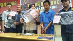Modus Jadi Pemulung, Masuk Rumah Curi Handphone