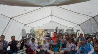 Berbagi Kebahagiaan dengan Anak-anak Penyintas Gempa Cianjur, Pegawai PLN Mengajar di Sekolah Darurat