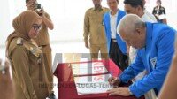 Teken MoU dengan UNIFA, Sutinah: Jembatani ASN Pemkab Mamuju Lebih Mudah Lanjutkan Pendidikan