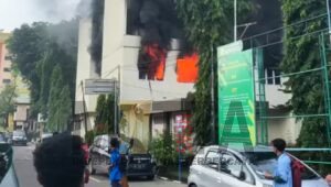 Gedung Riset Polsri Terbakar