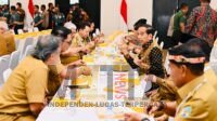 Rakornas Bersama Kepala Daerah dan Forkopimda, Presiden Jokowi Minta Daerah Bangun Kota sesuai Ciri Khas dan Potensinya