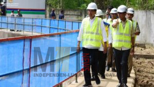 Hari Ini Presiden Jokowi Tinjau Pembangunan Sodetan Kali Ciliwung ke Kanal Banjir Timur