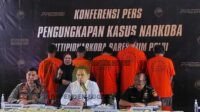 Bareskrim Polri Tangkap 6 Tersangka Narkoba Jaringan Malaysia