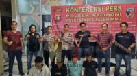 Gerombolan Remaja Bersenjata Tajam Ditangkap Hendak Tawuran di Kalidoni Palembang
