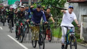 Letkol Inf Benu Supriyantoko, Goes Bareng Jalin Silaturahmi antar Intansi di Kabupaten Kapuas Hulu