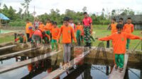 213 Siswa SDIT Insan Mulia Putussibau Ikuti Kegiatan Outbound di Mako Yonif Raider Khusus 644/Wls