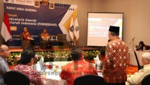 Pj Bupati Muba Hadiri Rakornas Forsesdasi Tahun 2023