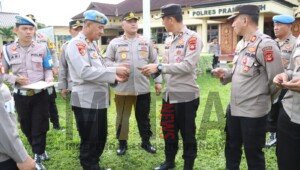 AKBP. Witdiardi Cek Kelengkapan Personil dan Perwira Polres Prabumulih