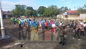 Jaga Imunitas Tubuh, Koramil 1904/Campaka, Kodim 0619/Purwakarta Laksanakan SKJ