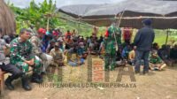 Satgas Yonif Raider 142/KJ Sinergitas Selesaikan Permasalahan Masyarakat Kelila